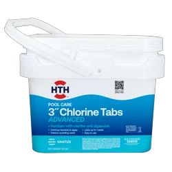 HTH Pool 3 Inch Chlorine Tabs Advanced 25 lb