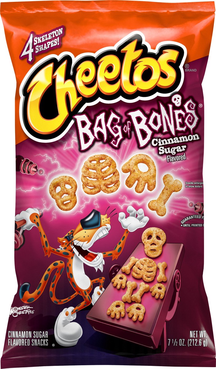 slide 4 of 4, Cheetos Snacks\, Cinnamon Sugar Flavored, 7.5 oz
