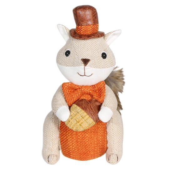 slide 1 of 2, 10" Fall Boy Squirrel Tabletop Decor By Ashland, 5 in x 10 in