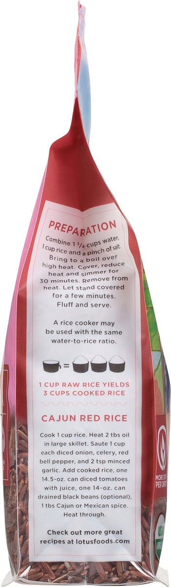 slide 2 of 9, Lotus Foods Rice Heirloom Red Bhutan Bag - 15 Oz, 15 oz