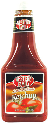 slide 1 of 1, Western Family Ketchup Tomato Fancy, 24 oz