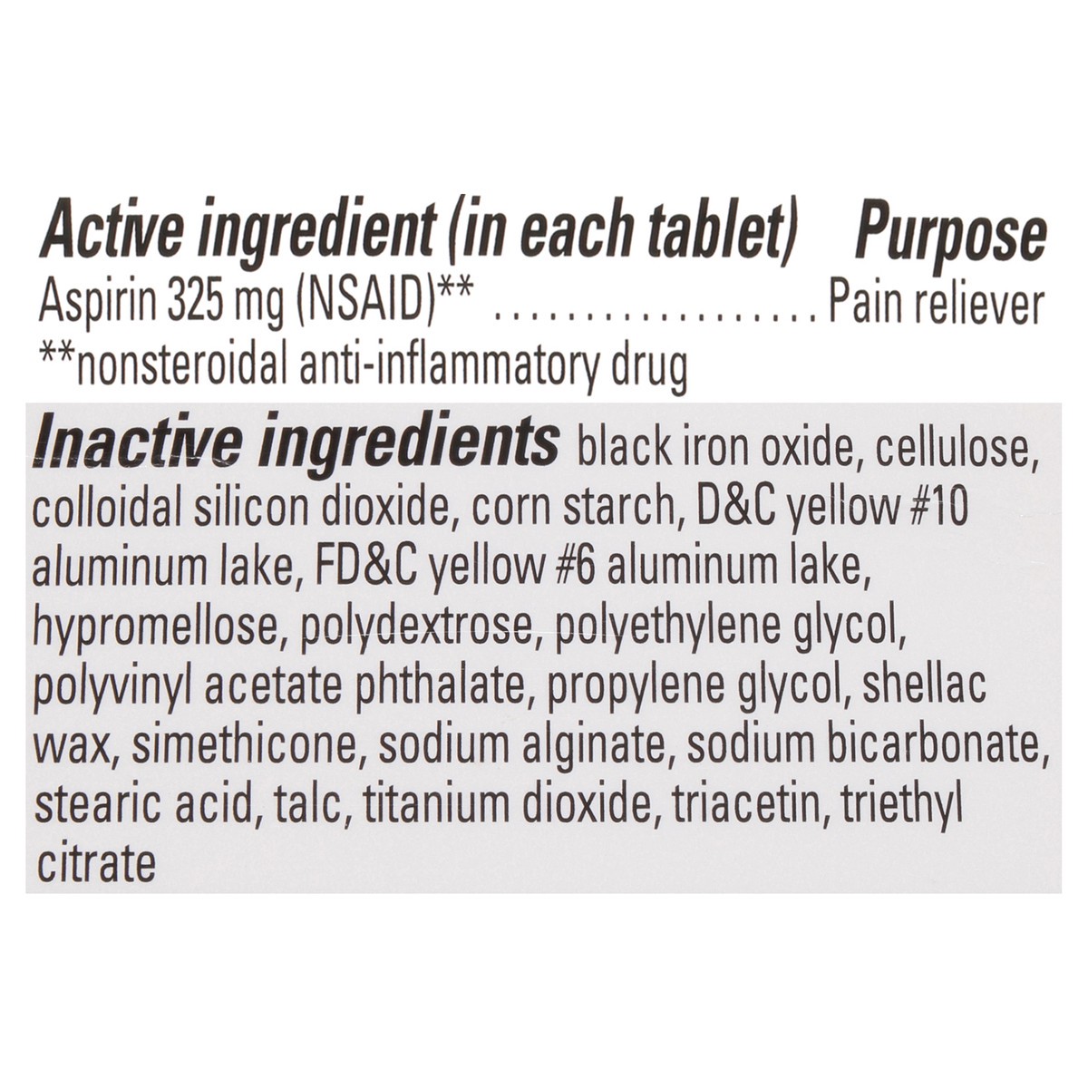 slide 3 of 10, Ecotrin Regular Strength Arthritis Pain Safety Coated Aspirin Tablets, 125 Ct, 125 ct; 325 mg