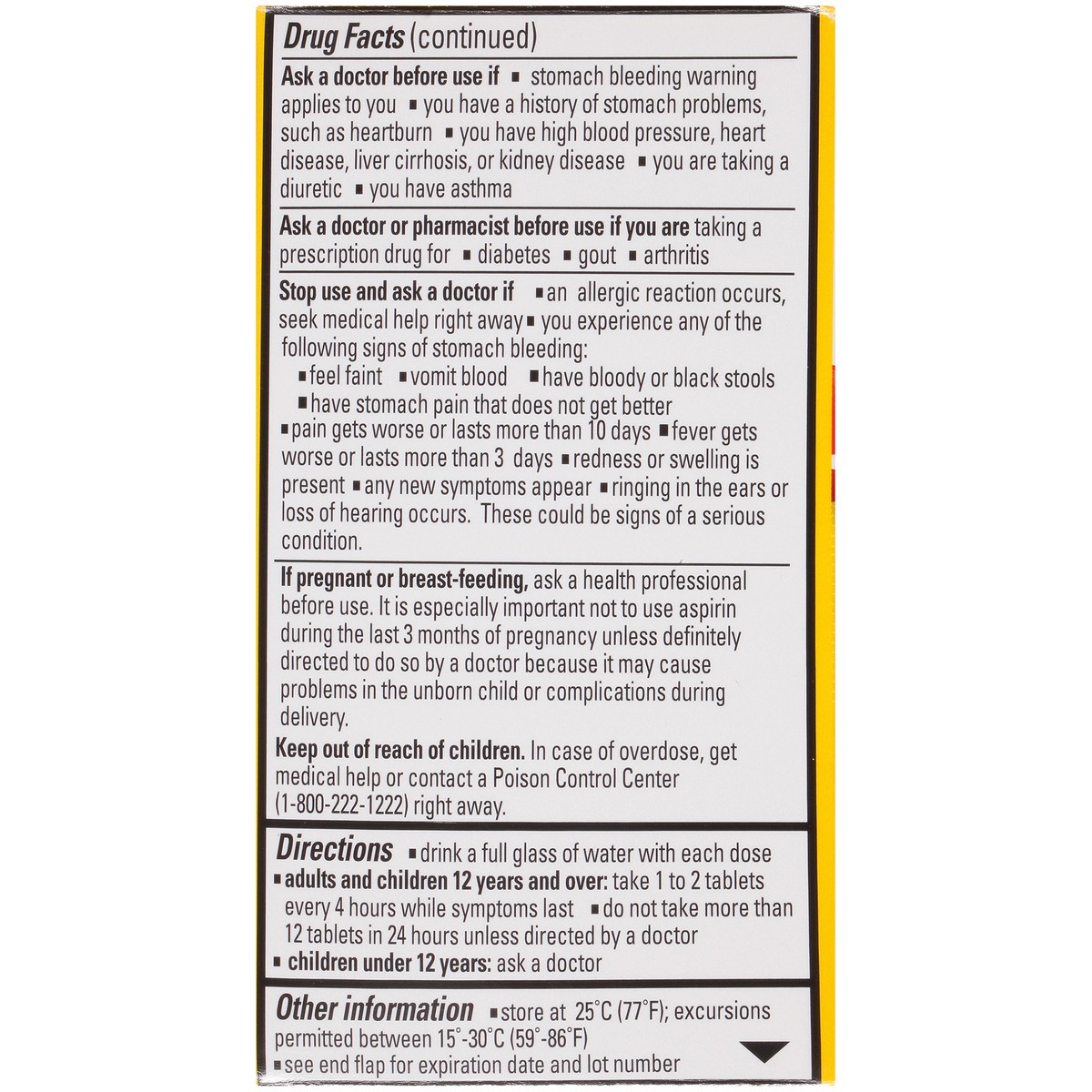 slide 6 of 10, Ecotrin Regular Strength Arthritis Pain Safety Coated Aspirin Tablets, 125 Ct, 125 ct; 325 mg