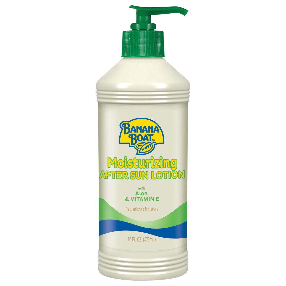 slide 1 of 25, Banana Boat Moisturizing After Sun Lotion with Aloe and Vitamin E, Reef Friendly, 16oz., 16 fl oz