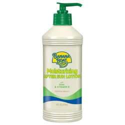 Banana Boat Moisturizing After Sun Lotion with Aloe and Vitamin E, Reef Friendly, 16oz.