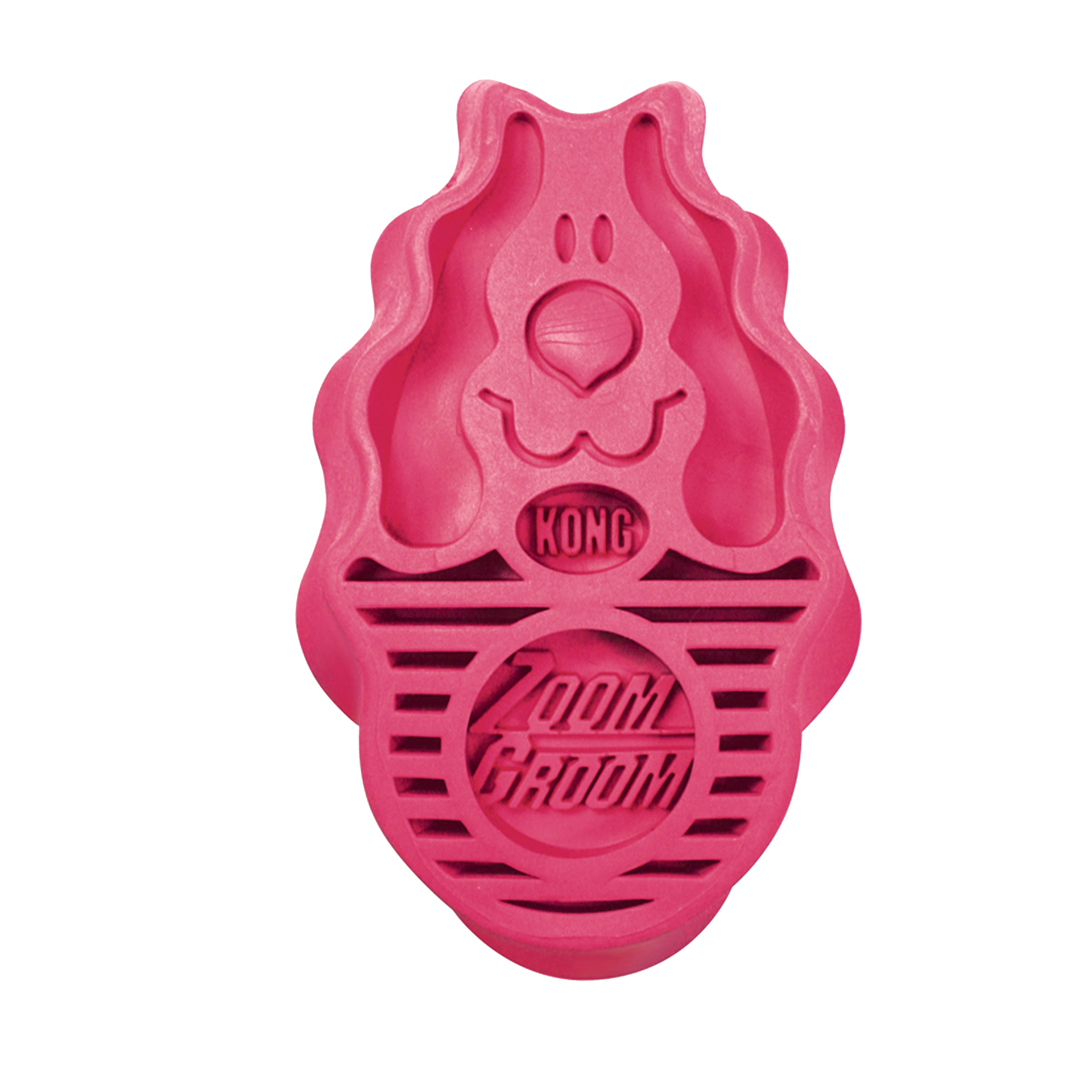 slide 1 of 4, KONG ZoomGroom Raspberry Lg, 1 ct