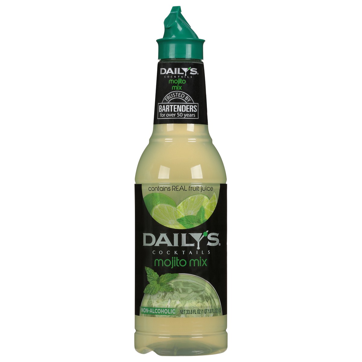slide 1 of 9, Daily's Cocktails Non-Alcoholic Mojito Mix 33.8 fl oz, 33.8 fl oz