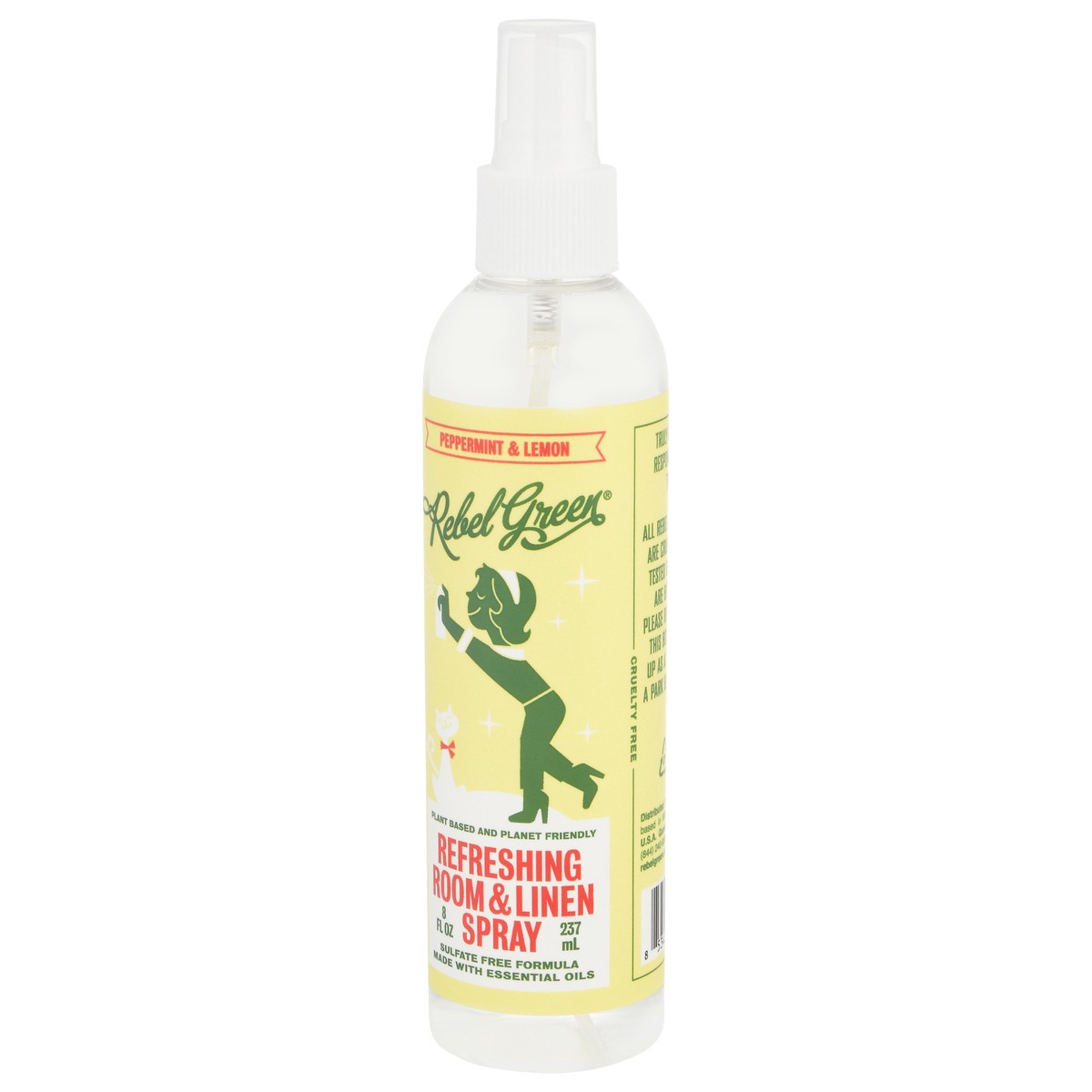 slide 6 of 9, Rebel Green Room Spray Mint Lemon 8Oz, 8 oz