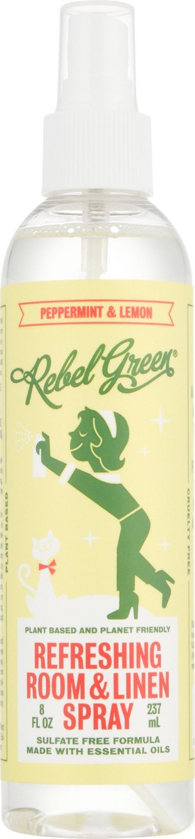 slide 3 of 9, Rebel Green Room Spray Mint Lemon 8Oz, 8 oz