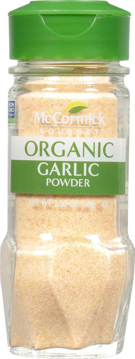 slide 4 of 7, McCormick Gourmet Organic Garlic Powder, 2.25 oz, 2.25 oz