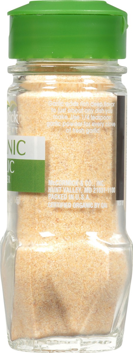 slide 2 of 7, McCormick Gourmet Organic Garlic Powder, 2.25 oz, 2.25 oz