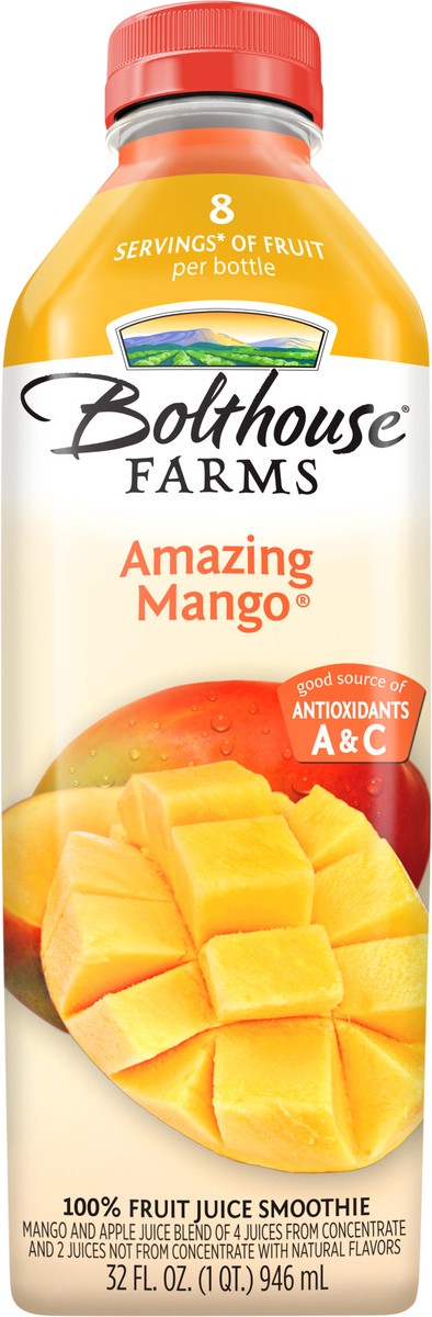 slide 2 of 2, Bolthouse Farms Amazing Mango Fruit Juice Smoothie, 32oz, 32 oz