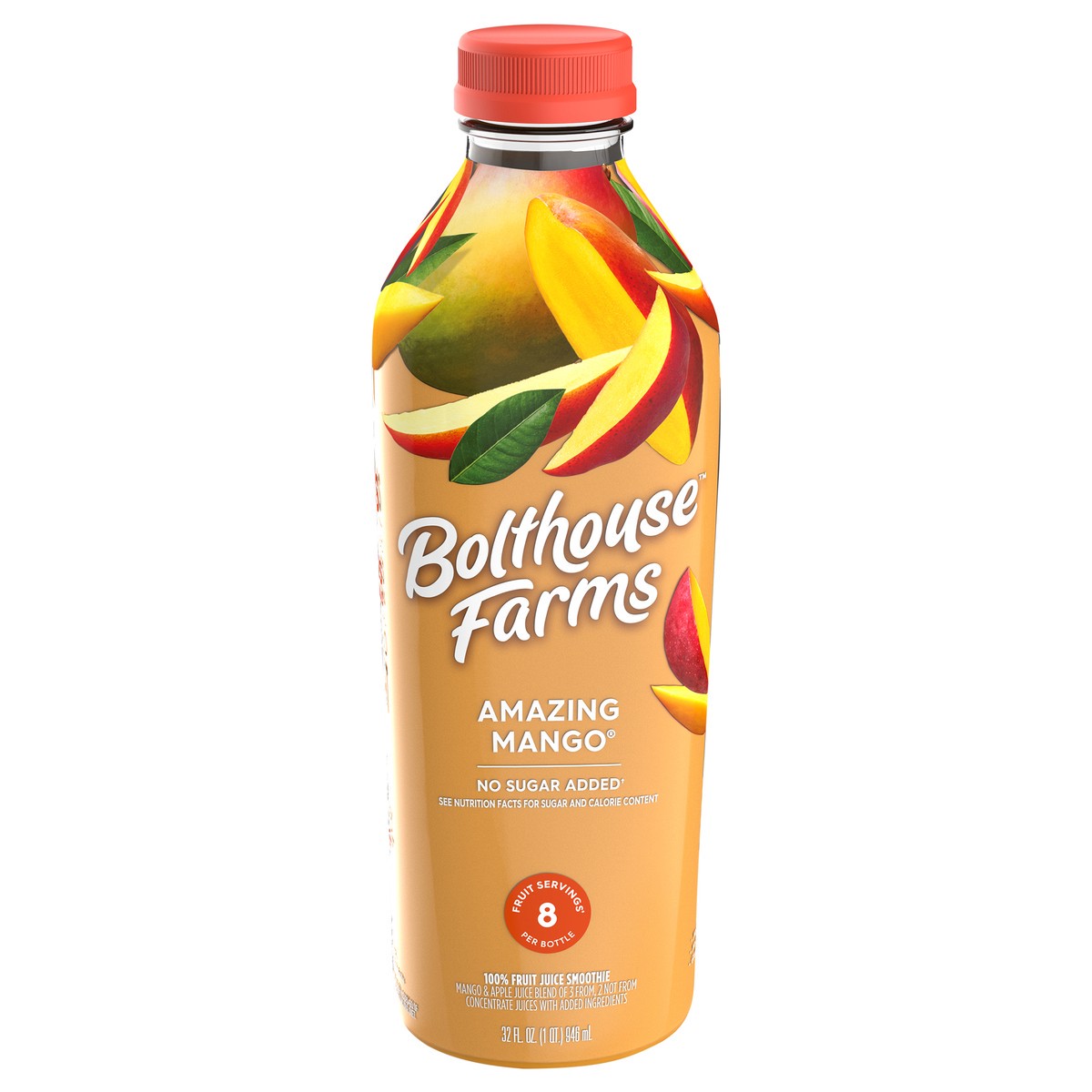 slide 1 of 2, Bolthouse Farms Amazing Mango Juice - 32 oz, 32 fl oz