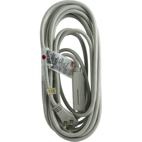 slide 1 of 9, GE 3-Outlet Extension Cord Gray, 25 ft