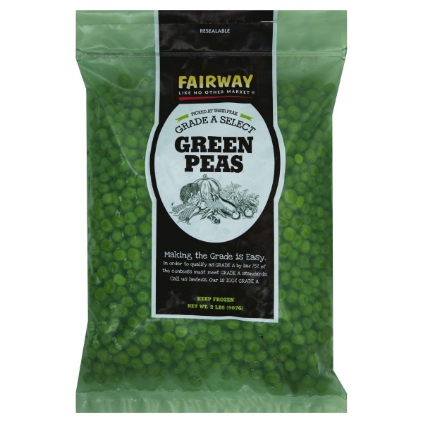 slide 1 of 1, Fairway Vegetable Green Peas, 32 oz