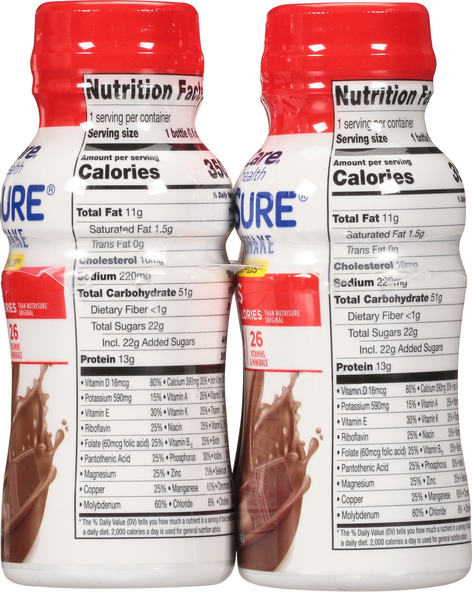 slide 4 of 15, TopCare Health NutriSure Plus Chocolate Nutrition Shake 6 ea, 8 fl oz