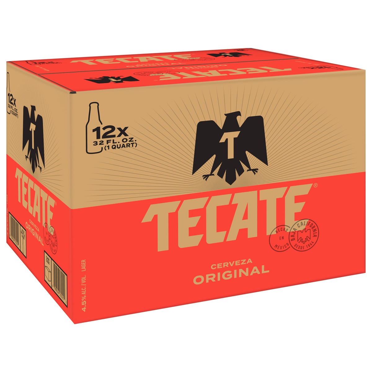 slide 2 of 4, Tecate Original Beer 12 - 32 fl oz Bottles, 32 oz