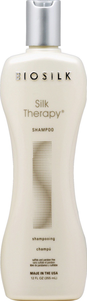 slide 2 of 2, BioSilk Shampoo - Silk Therapy, 12 oz