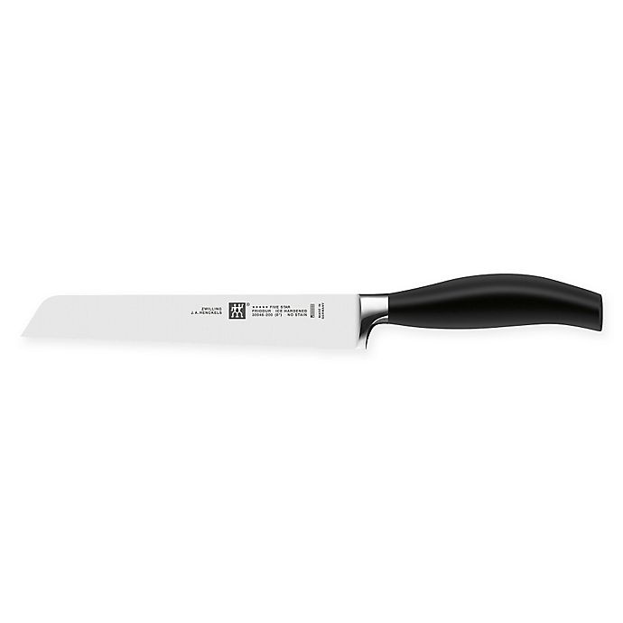 slide 1 of 1, Zwilling J.A. Henckels Five Star Bread Knife, 8 in