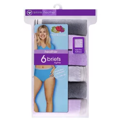 Fruit of the Loom Women's Assorted Heather Brief Underwear, Size: 7