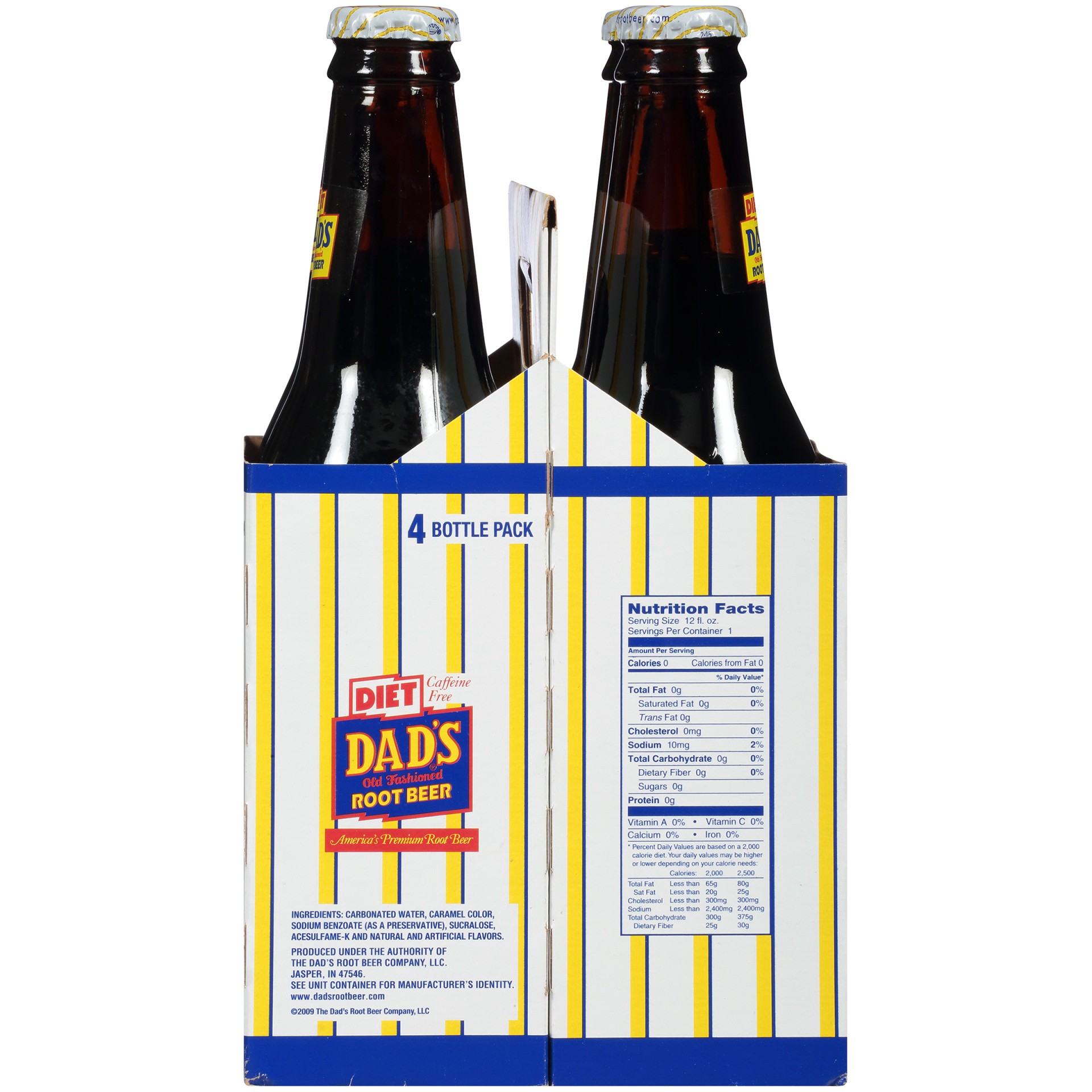 slide 6 of 8, Dad's Root Beer, Diet - 4 ct, 4 ct