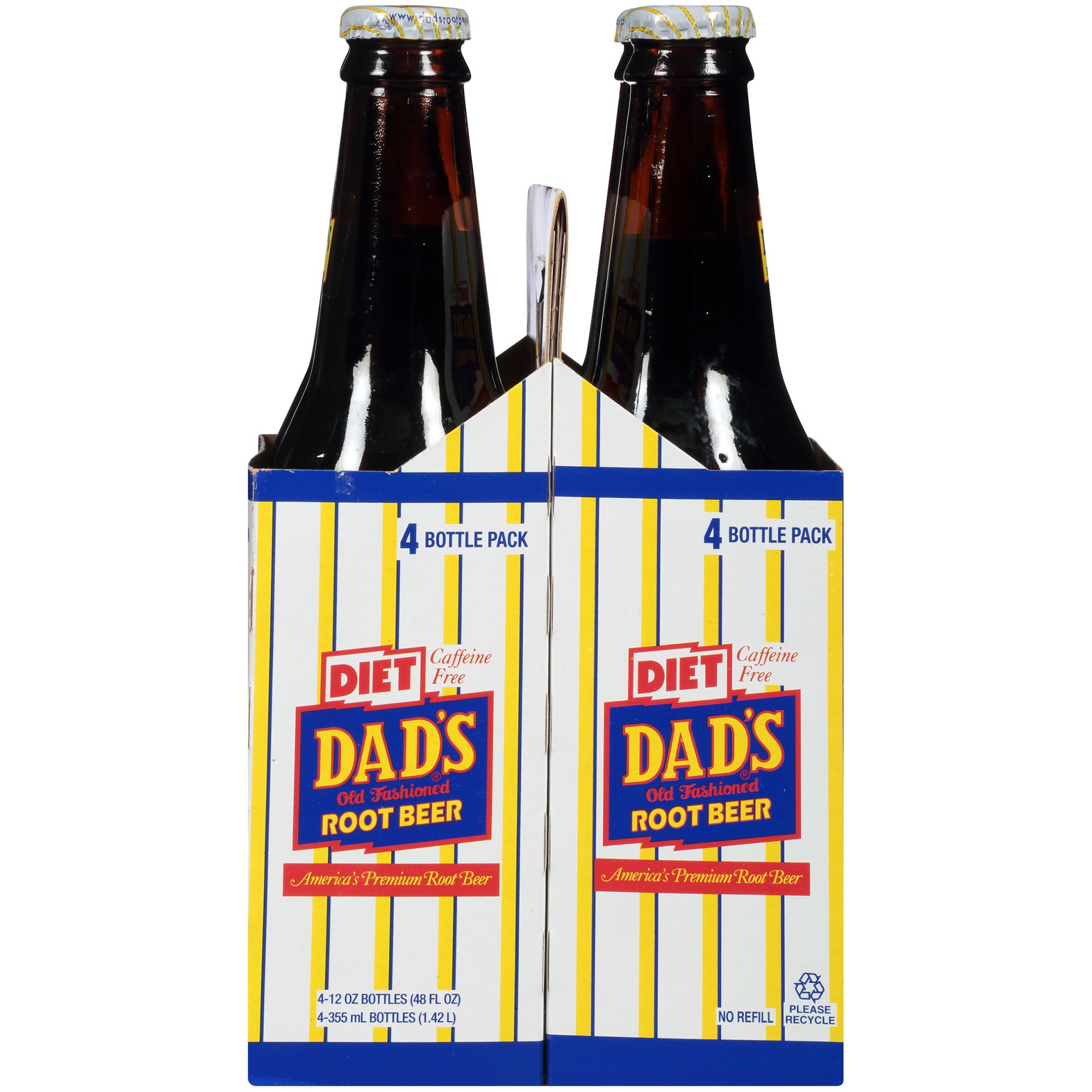 slide 2 of 8, Dad's Root Beer, Diet - 4 ct, 4 ct