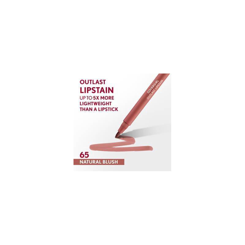slide 4 of 9, Covergirl Outlast Lipstain - Natural Blush, 1 ct