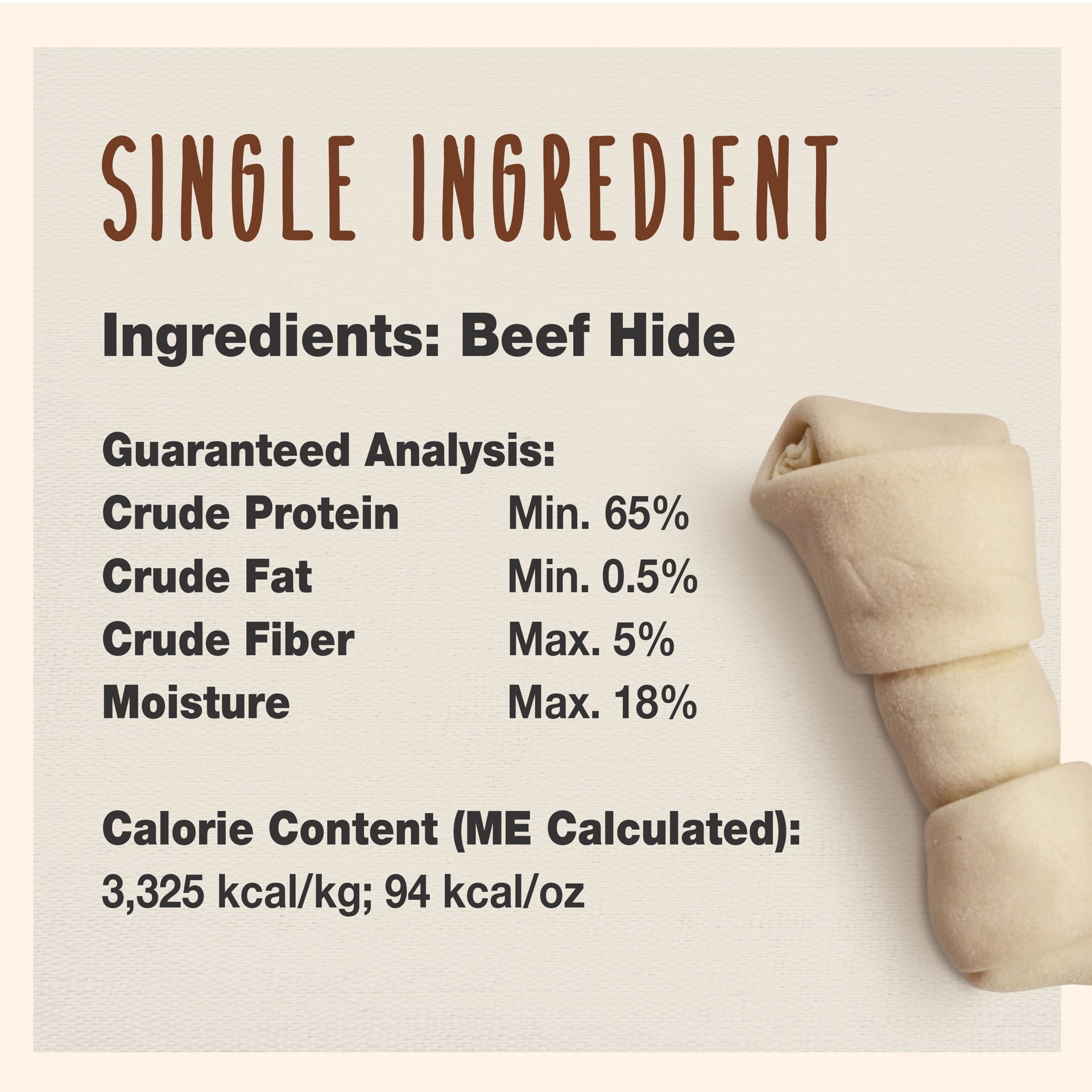 slide 3 of 9, Cadet Beef Hide Knotted Dog Chews 2 Pound, 1 ct