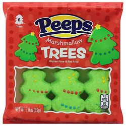Peeps Marshmallow Trees 6 Count - 3 Oz.
