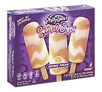 slide 1 of 1, Phillyswirl Orange Dream ;Swirl Stix, 6 ct