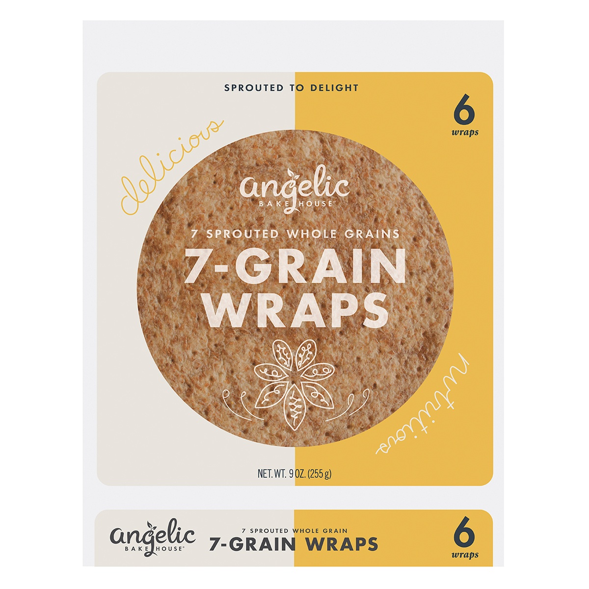 slide 1 of 1, Angelic Bakehouse Sprouted Premium Wraps, 2 ct