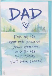 American Greetings Lake Scene Birthday Card For Dad - 1 Each