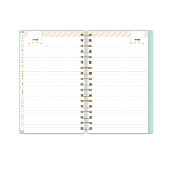 slide 6 of 9, 2025 Day Designer Weekly/Monthly Planning Calendar, 3-5/8"" x 6-1/8"", Solid Mint, January To December, 148809, 1 ct