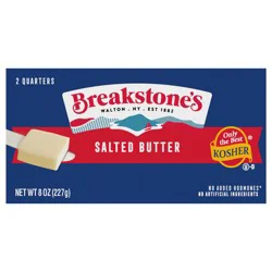 Breakstone's Salted Butter, 8 oz Quarters