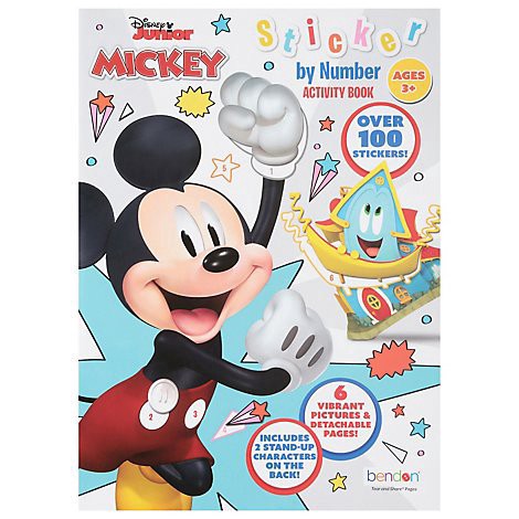 slide 1 of 1, Bendon Disney Mickey Sticker By Number - Each, 1 ct