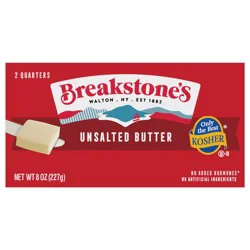 Breakstone's Unsalted Butter Quarters, 8 oz