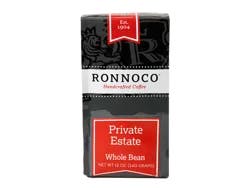 Ronnoco Private Estate Decaf Wholebean Coffee - 12 oz