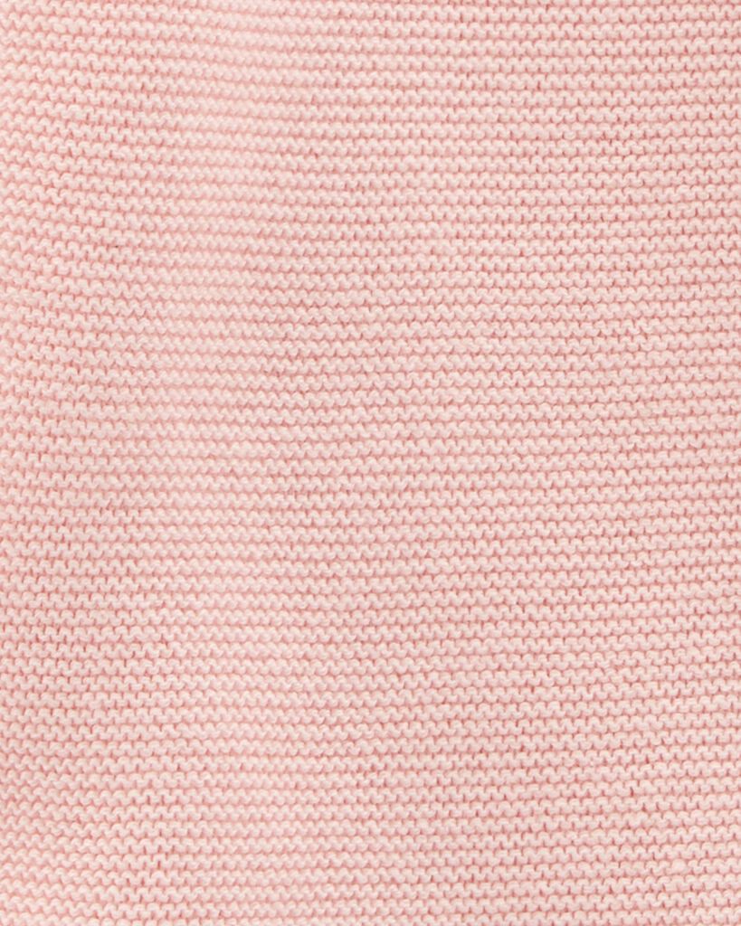 slide 3 of 3, Oshkosh Baby Cotton Yarn Sweater Pink 6M, 1 ct