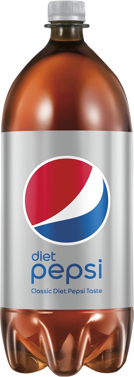 slide 7 of 11, Diet Pepsi Soda, 2 liter