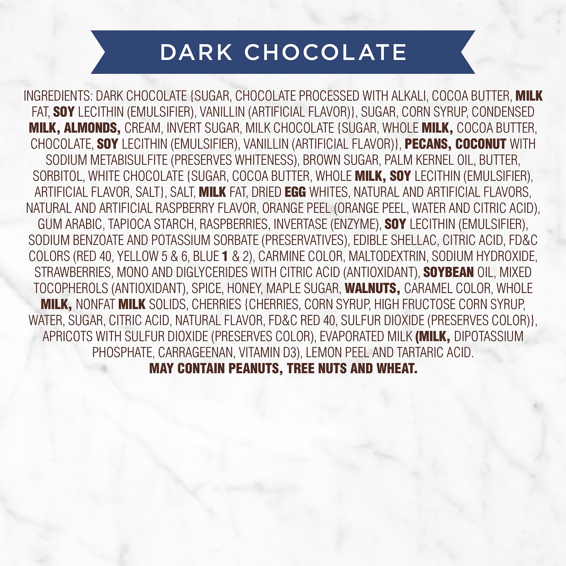 slide 3 of 3, Russell Stover Dark Chocolate Assortment Copper Bowline Box, 9.4 oz