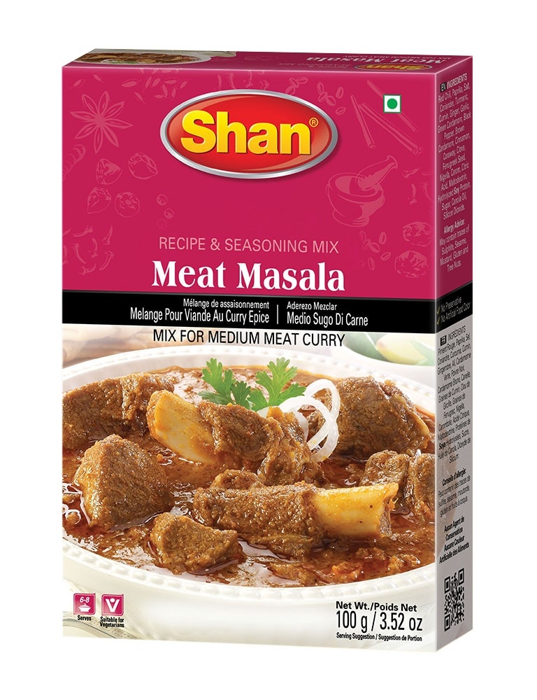 slide 1 of 1, Shan Meat & Vegetable Curry Mix, 3.5 oz