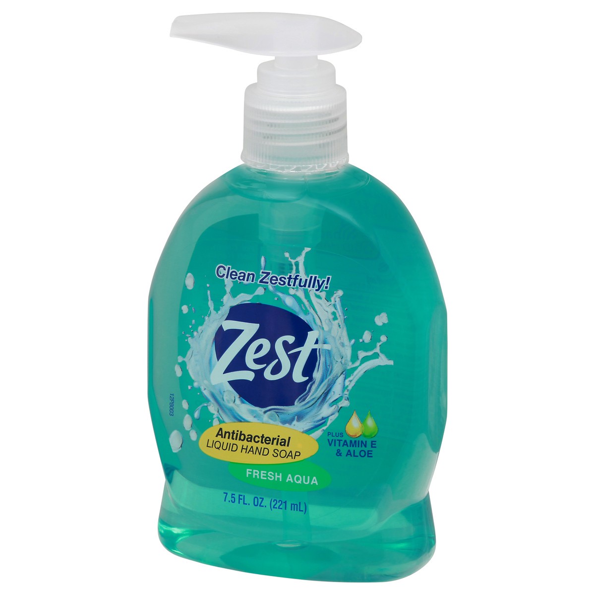 slide 3 of 10, Zest Fresh Aqua Antibacterial Liquid Hand Soap, 7 oz