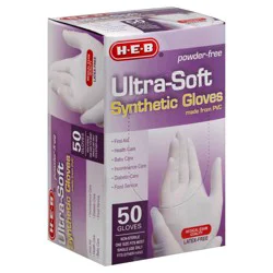 H-E-B Ultra-Soft Synthetic One Size Fits Most Gloves