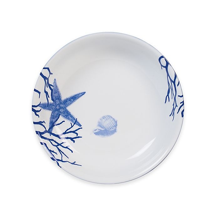 slide 2 of 2, Everyday Whiteby Fitz and Floyd Coastal Starfish & Coral Pasta Bowl, 1 ct