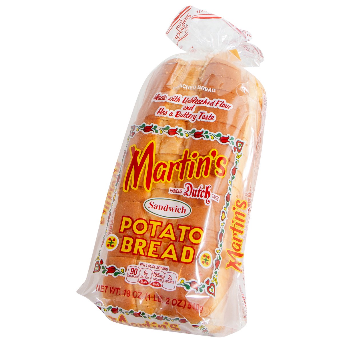 slide 3 of 9, Martin's Potato Bread, 18 oz