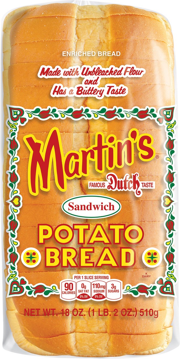 slide 9 of 9, Martin's Potato Bread, 18 oz