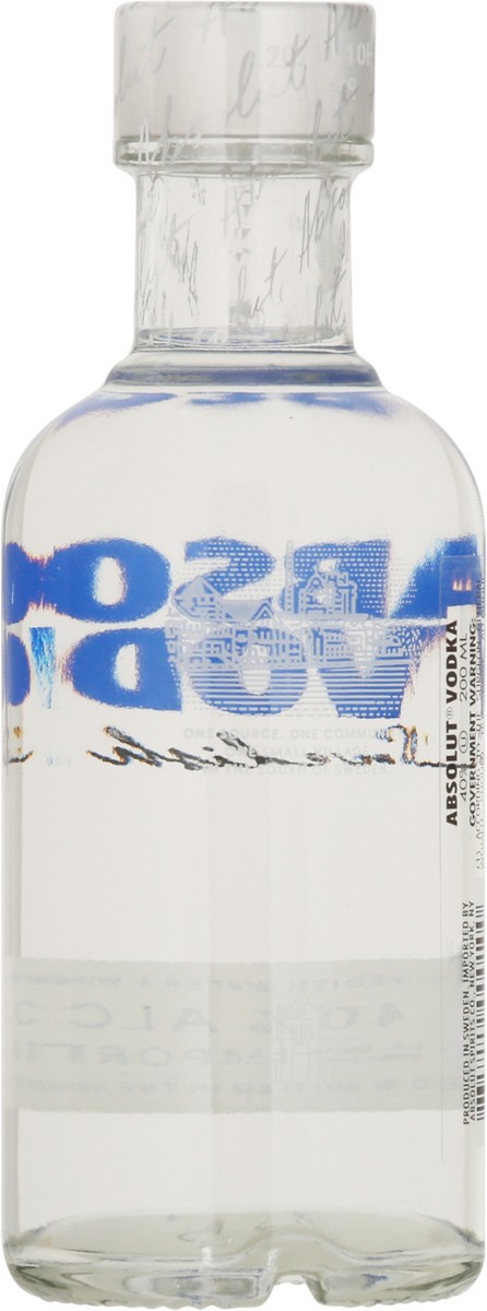 slide 5 of 9, Absolut Original Vodka 200mL Bottle, 200 ml