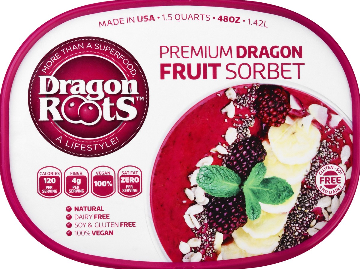 slide 4 of 13, Dragon Roots Premium Dragon Fruit Sorbet 1.5 qt, 1.5 qt