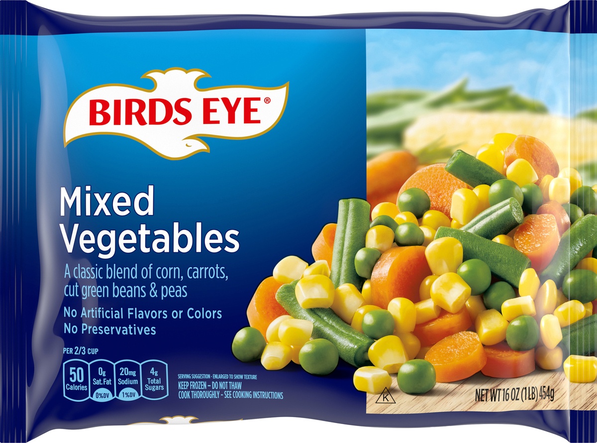 slide 9 of 10, Birds Eye Classic Mixed Vegetables, 16 oz