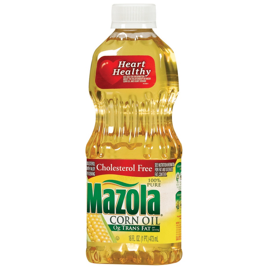 slide 3 of 3, Mazola 100% Pure Corn Oil, 16 fl oz